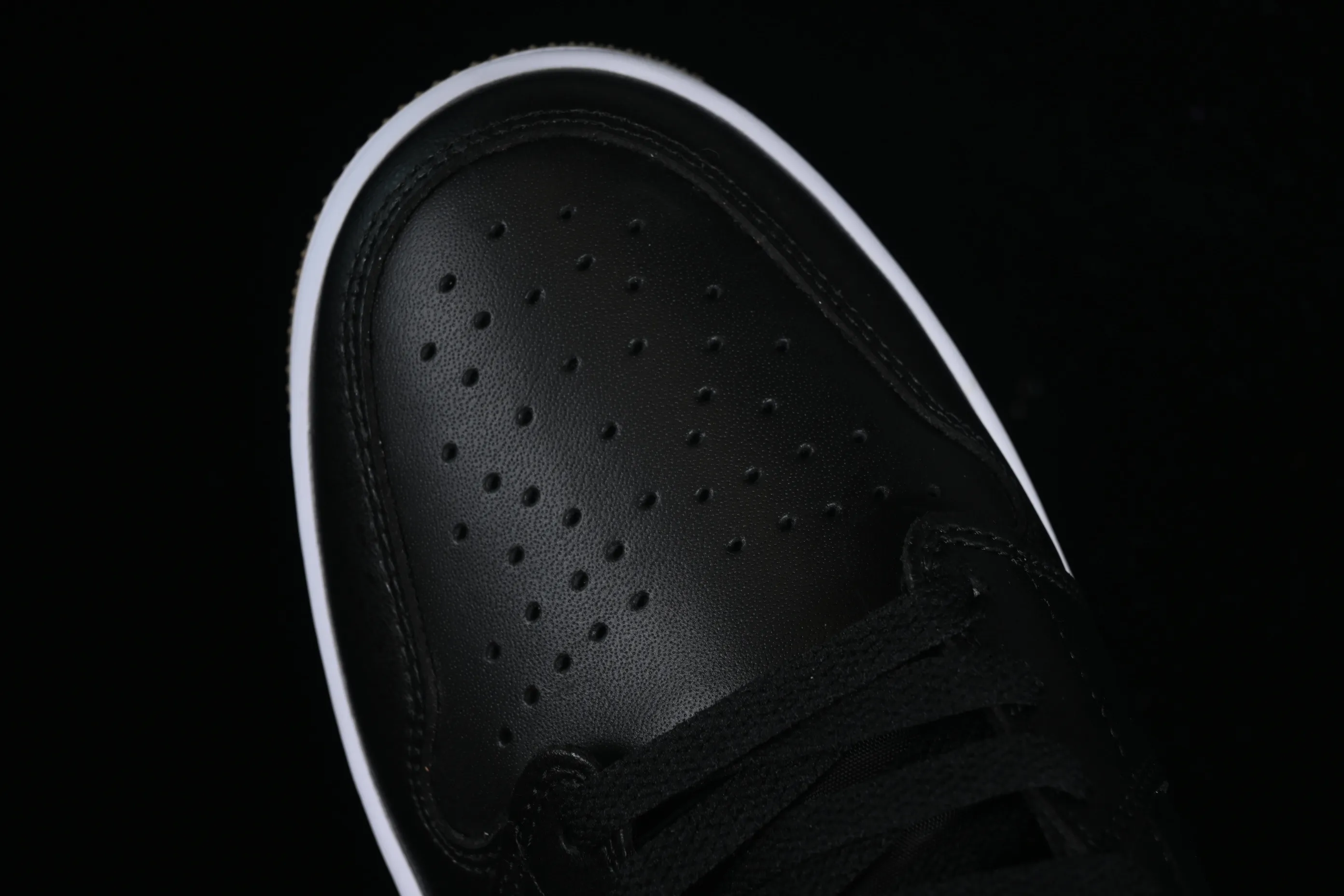 All categories Air Jordan Jordan series basketball shoes Air Jordan 1 Low Z version Air Jordan 1 Low Golf "Black Snake Pattern" AJ1 Joe 1 new golf version raw rubber black DD9315-005